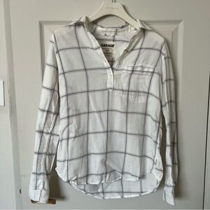 Garage Flannel Top Size XS